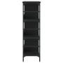 Black engineered wood sideboard 102x32x103.5 cm by , Sideboards - Ref: Foro24-837727, Price: 57,12 €, Discount: %