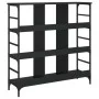 Black engineered wood sideboard 102x32x103.5 cm by , Sideboards - Ref: Foro24-837727, Price: 56,71 €, Discount: %