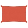 Toldo de vela HDPE terracota 160 g/m² 2x2,5 m