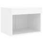 Mesita de noche de pared con luces LED blanco de , Muebles TV - Ref: Foro24-837113, Precio: 28,59 €, Descuento: %