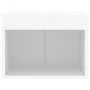 Mesita de noche de pared con luces LED blanco de , Muebles TV - Ref: Foro24-837113, Precio: 28,59 €, Descuento: %
