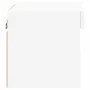 Mesita de noche de pared con luces LED blanco de , Muebles TV - Ref: Foro24-837113, Precio: 28,59 €, Descuento: %