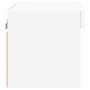 Wand-Nachttisch mit weißen LED-Leuchten von , TV-Möbel - Ref: Foro24-837113, Preis: 29,55 €, Rabatt: %