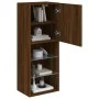 TV-Schrank mit LED-Leuchten, braune Eiche, 40,5 x 30 x 102 cm von , TV-Möbel - Ref: Foro24-837063, Preis: 45,34 €, Rabatt: %