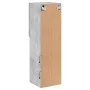 Betongrauer TV-Schrank mit LED-Leuchten 30,5 x 30 x 102 cm von , TV-Möbel - Ref: Foro24-837021, Preis: 61,33 €, Rabatt: %