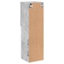 Mueble para TV con luces LED gris hormigón 30,5x30x102 cm de , Muebles TV - Ref: Foro24-837021, Precio: 63,39 €, Descuento: %