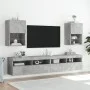 Betongrauer TV-Schrank mit LED-Leuchten 40,5 x 30 x 60 cm von , TV-Möbel - Ref: Foro24-837035, Preis: 49,28 €, Rabatt: %
