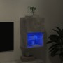 Mueble para TV con luces LED gris hormigón 40,5x30x60 cm de , Muebles TV - Ref: Foro24-837035, Precio: 50,00 €