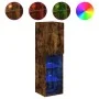 Mueble para TV con luces LED roble ahumado 30,5x30x102 cm de , Muebles TV - Ref: Foro24-837023, Precio: 56,24 €, Descuento: %