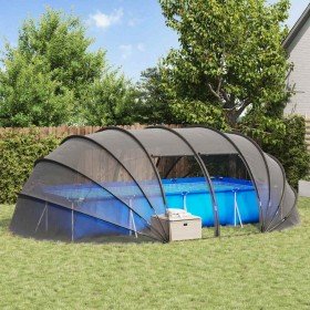 Tienda de piscina tipo cúpula Transparente 538 x 440 x 204 cm en Cubiertas para piscina | Comprar online en Foro24
