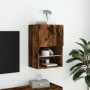 TV-Schrank mit LED-Leuchten, geräucherte Eiche, 40,5 x 30 x 60 cm von , TV-Möbel - Ref: Foro24-837037, Preis: 42,00 €, Rabatt: %