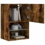 TV-Schrank mit LED-Leuchten, geräucherte Eiche, 40,5 x 30 x 60 cm von , TV-Möbel - Ref: Foro24-837037, Preis: 41,43 €, Rabatt: %