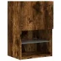 TV-Schrank mit LED-Leuchten, geräucherte Eiche, 40,5 x 30 x 60 cm von , TV-Möbel - Ref: Foro24-837037, Preis: 41,43 €, Rabatt: %