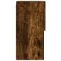 TV cabinet with LED lights smoked oak 40.5x30x60 cm by , TV Furniture - Ref: Foro24-837037, Price: 41,43 €, Discount: %