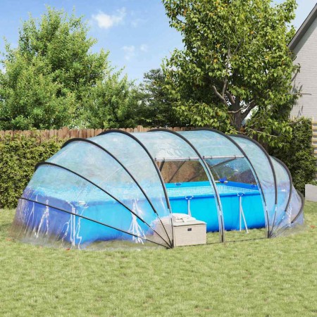 Tienda de piscina tipo cúpula Transparente 640 x 432 x 205 cm en Cubiertas para piscina | Comprar online en Foro24
