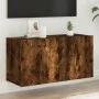 Mueble para TV de pared roble ahumado 80x30x41 cm de , Muebles TV - Ref: Foro24-836960, Precio: 52,02 €, Descuento: %