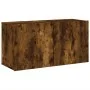 Mueble para TV de pared roble ahumado 80x30x41 cm de , Muebles TV - Ref: Foro24-836960, Precio: 52,02 €, Descuento: %