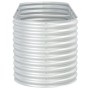 Arriate de acero galvanizado plateado 240x80x81 cm de vidaXL, Maceteros y jardineras - Ref: Foro24-45513, Precio: 151,46 €