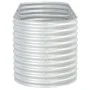 Silver galvanized steel flower bed 240x80x81 cm by vidaXL, Pots and planters - Ref: Foro24-45513, Price: 152,96 €, Discount: %