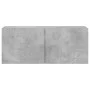 Concrete gray wall TV cabinet 100x30x41 cm by , TV Furniture - Ref: Foro24-836969, Price: 53,52 €, Discount: %