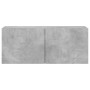 Mueble para TV de pared gris hormigón 100x30x41 cm de , Muebles TV - Ref: Foro24-836969, Precio: 54,34 €, Descuento: %
