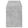 Concrete gray wall TV cabinet 100x30x41 cm by , TV Furniture - Ref: Foro24-836969, Price: 53,52 €, Discount: %