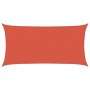 Toldo de vela HDPE terracota 160 g/m² 2x3,5 m