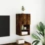 TV cabinet with LED lights smoked oak 30.5x30x60 cm by , TV Furniture - Ref: Foro24-836995, Price: 38,70 €, Discount: %