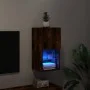 TV cabinet with LED lights smoked oak 30.5x30x60 cm by , TV Furniture - Ref: Foro24-836995, Price: 38,70 €, Discount: %