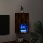 TV-Schrank mit LED-Leuchten, geräucherte Eiche, 30,5 x 30 x 60 cm von , TV-Möbel - Ref: Foro24-836995, Preis: 39,23 €, Rabatt: %