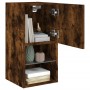 TV-Schrank mit LED-Leuchten, geräucherte Eiche, 30,5 x 30 x 60 cm von , TV-Möbel - Ref: Foro24-836995, Preis: 39,23 €, Rabatt: %