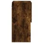 TV cabinet with LED lights smoked oak 30.5x30x60 cm by , TV Furniture - Ref: Foro24-836995, Price: 38,70 €, Discount: %