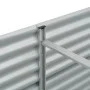 Blumenbeet aus silberverzinktem Stahl, 240 x 80 x 81 cm von vidaXL, Töpfe und Pflanzgefäße - Ref: Foro24-45513, Preis: 147,63...