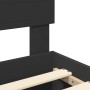 Estructura de cama Negro 200 x 200 cm Madera contrachapada en Conjuntos de muebles | Comprar online en Foro24