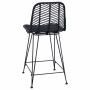 Silla de Bar 2 pcs Negro 44,5 x 54,5 x 97,5 cm Ratan e Hierro en Taburetes de cocina | Comprar online en Foro24