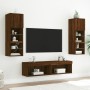 TV-Schrank mit LED-Leuchten, braune Eiche, 60 x 30 x 30 cm von , TV-Möbel - Ref: Foro24-837139, Preis: 37,46 €, Rabatt: %