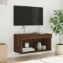 TV-Schrank mit LED-Leuchten, braune Eiche, 60 x 30 x 30 cm von , TV-Möbel - Ref: Foro24-837139, Preis: 36,94 €, Rabatt: %