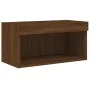 TV-Schrank mit LED-Leuchten, braune Eiche, 60 x 30 x 30 cm von , TV-Möbel - Ref: Foro24-837139, Preis: 36,94 €, Rabatt: %