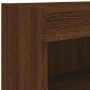 Mueble para TV con luces LED roble marrón 60x30x30 cm de , Muebles TV - Ref: Foro24-837139, Precio: 38,67 €