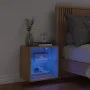 Wandmontierter Nachttisch aus Sonoma-Eiche mit LED-Leuchten von , TV-Möbel - Ref: Foro24-837068, Preis: 29,12 €, Rabatt: %