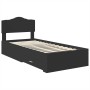 Estructura de cama Negro 100 x 200 cm Madera contrachapada en Conjuntos de muebles | Comprar online en Foro24