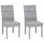 Silla de comedor 2 pcs Lavado 45 x 54 x 93 cm en Sillas de comedor | Comprar online en Foro24