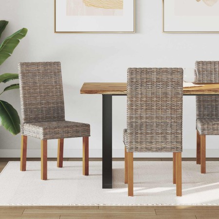 Silla de comedor 2 pcs Gris Kubu 45 x 54 x 93 cm en Sillas de comedor | Comprar online en Foro24