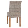 Silla de comedor 2 pcs Gris Kubu 45 x 54 x 93 cm en Sillas de comedor | Comprar online en Foro24
