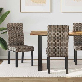 Silla de comedor 2 pcs Lavado negro 45 x 54 x 93 cm en Sillas de comedor | Comprar online en Foro24