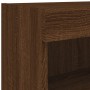 TV-Schrank mit LED-Leuchten, braune Eiche, 80 x 30 x 30 cm von , TV-Möbel - Ref: Foro24-837153, Preis: 47,13 €, Rabatt: %