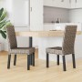 Silla de comedor 2 pcs Lavado negro 45 x 54 x 93 cm en Sillas de comedor | Comprar online en Foro24