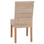 Silla de comedor 2 pcs Natural 45 x 54 x 93 cm en Sillas de comedor | Comprar online en Foro24