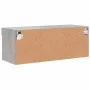 Mueble para TV con luces LED gris hormigón 80x30x30 cm de , Muebles TV - Ref: Foro24-837147, Precio: 41,36 €, Descuento: %