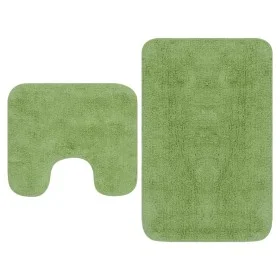 Grünes 2-teiliges Badematten-Set aus Stoff von vidaXL, Teppiche und Badematten - Ref: Foro24-133233, Preis: 29,96 €, Rabatt: %